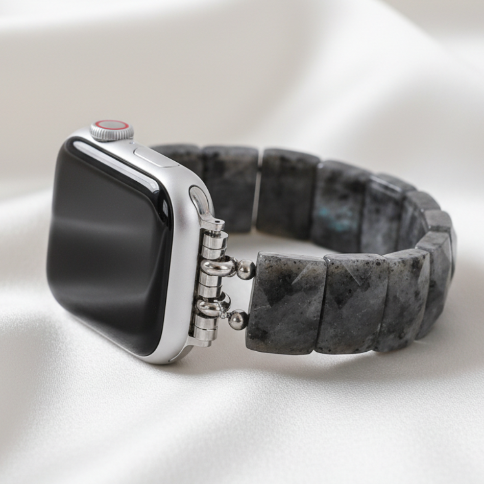 Pulseira Elástica Pedra Equilíbrio Meia-Noite para Apple Watch