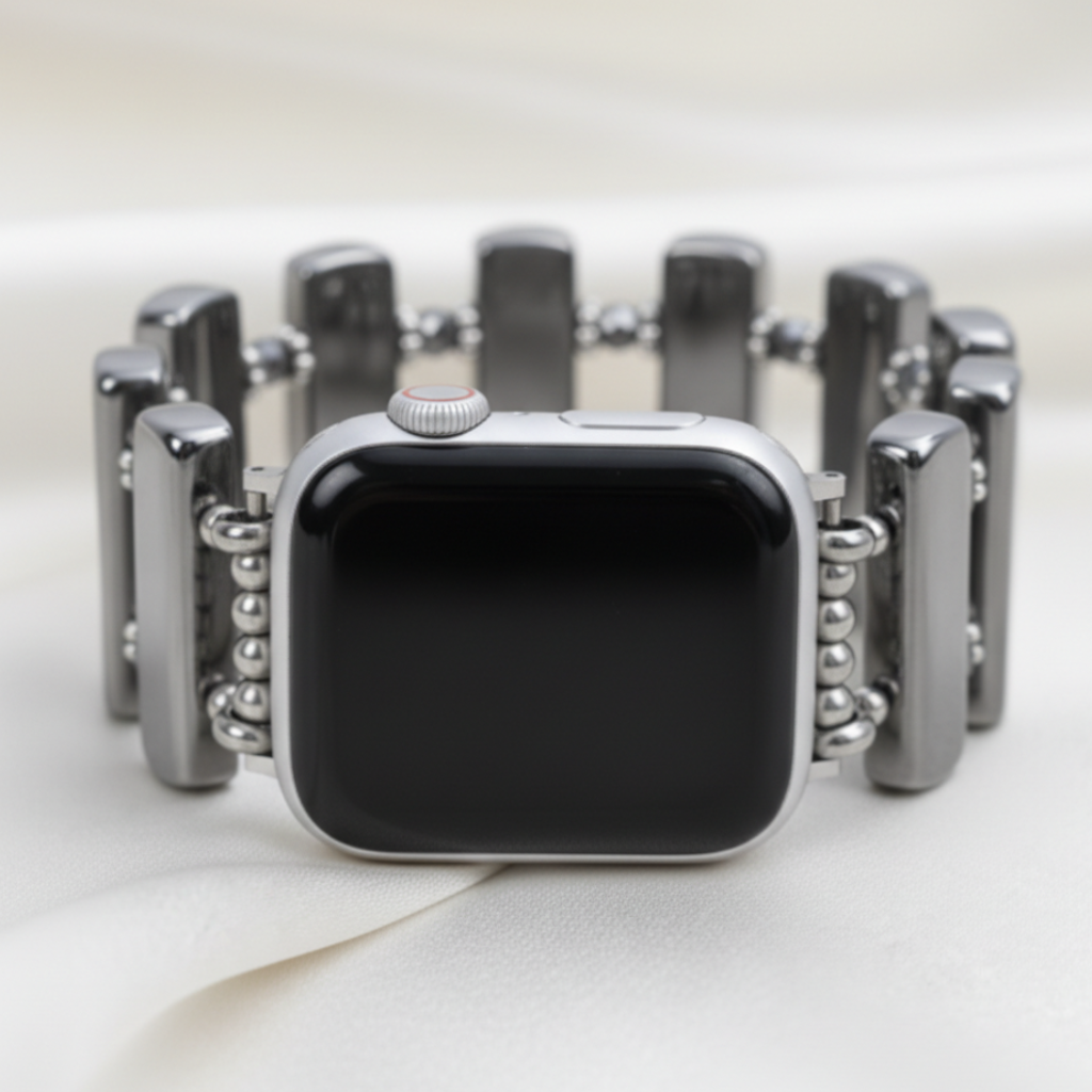 Pulseira Elástica Eclipse Platina para Apple Watch