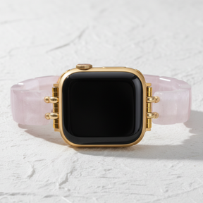 Pulseira elástica de quartzo blush para Apple Watch
