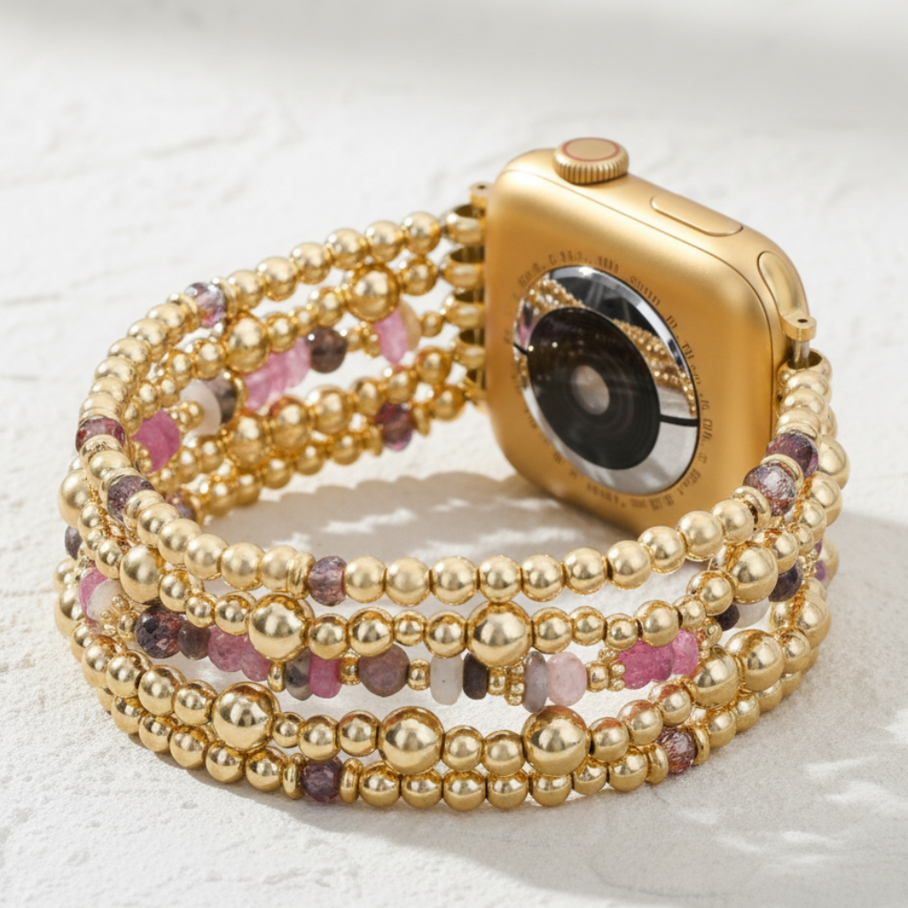 Pulseira Elástica Blush Bloom para Apple Watch