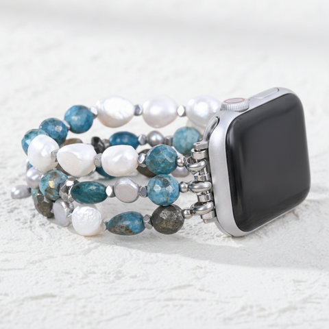 Pulseira Elástica Platinum Noir para Apple Watch