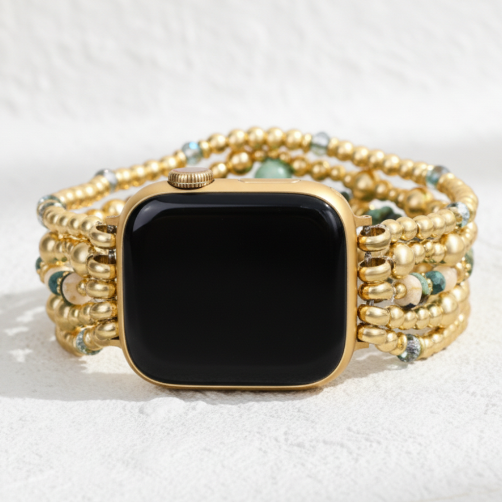 Pulseira Elástica Golden Oasis para Apple Watch