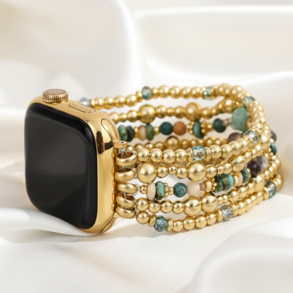Pulseira Elástica Golden Oasis para Apple Watch