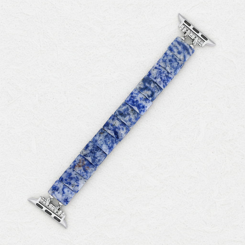 Pulseira Elástica de Sodalita Azul Horizonte para Apple Watch