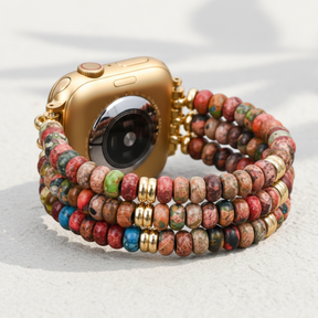 Pulseira Elástica Boho Caleidoscópio para Apple Watch