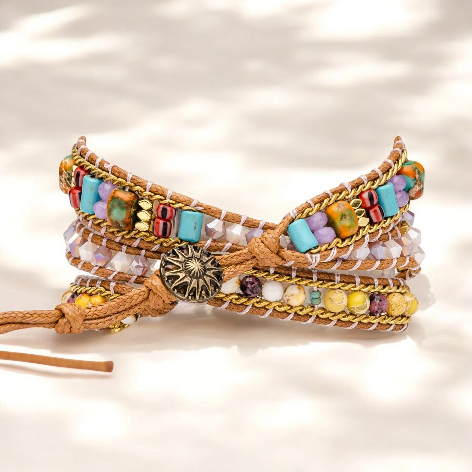 Pulseira Étnica Jasper para Apple Watch