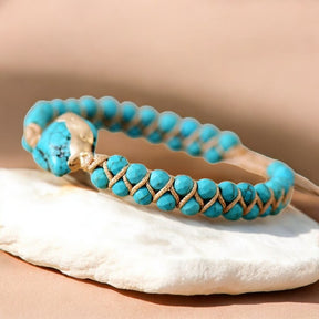 Pulseira Charm Étnica Turquesa