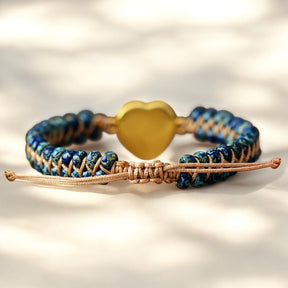 Pulseira de Coração de Opala Amizade Eterna