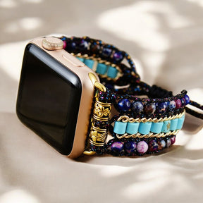 Pulseira Apple Watch Turquesa Gótica