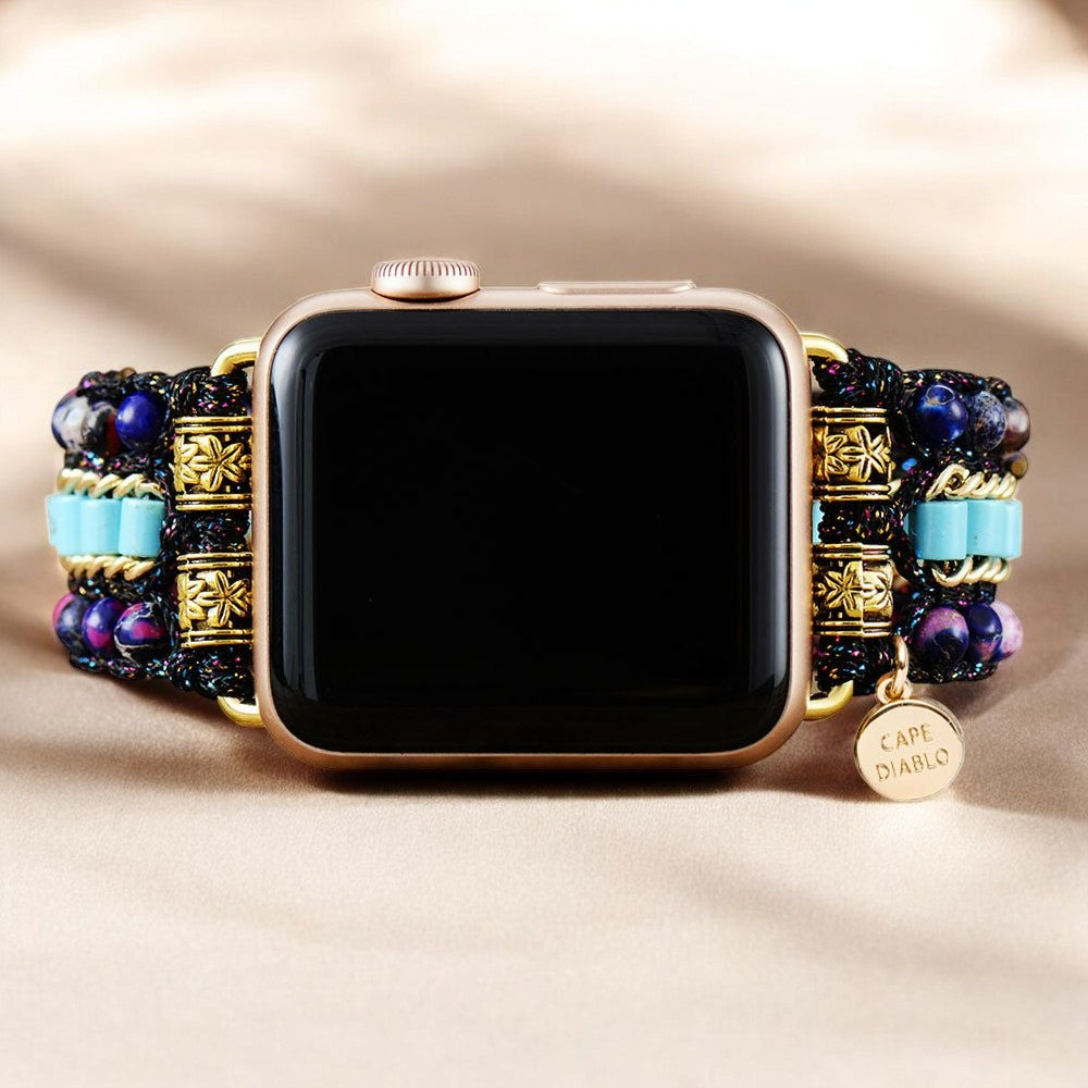 Pulseira Apple Watch Turquesa Gótica