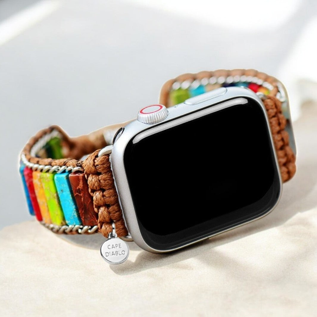 Pulseira de Proteção do Chakra de Cura para Apple Watch