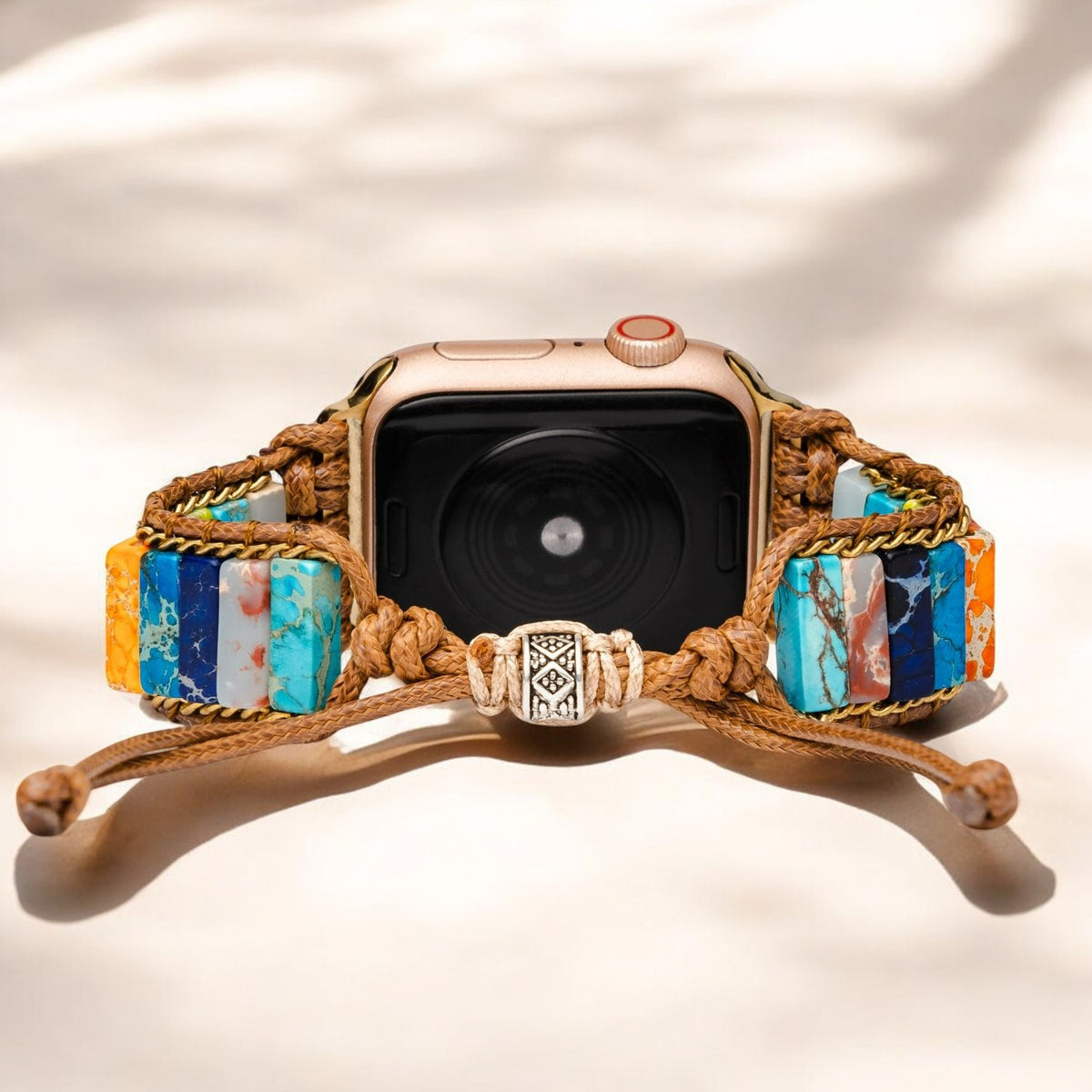 Correia de Apple Watch de Proteção de Chakra de Cura
