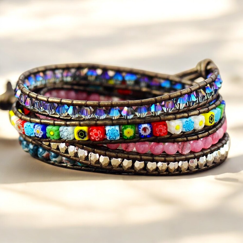 Pulseira Envoltório de Proteção Healing Flower