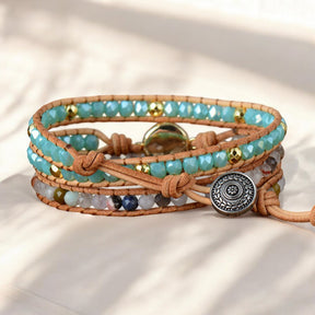 Pulseira Envoltório de Proteção de Opala Curativa