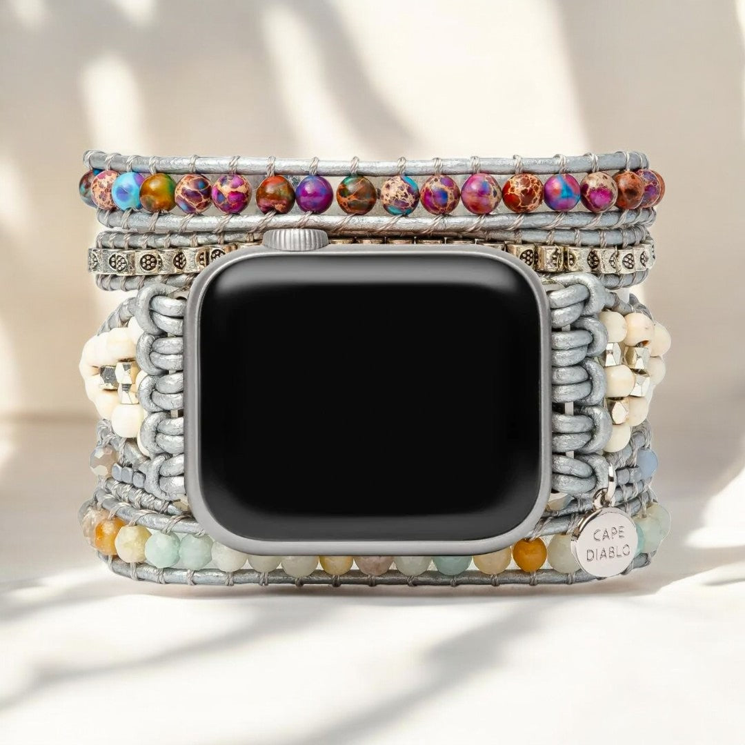 Pulseira de Proteção Turquesa Curativa para Apple Watch