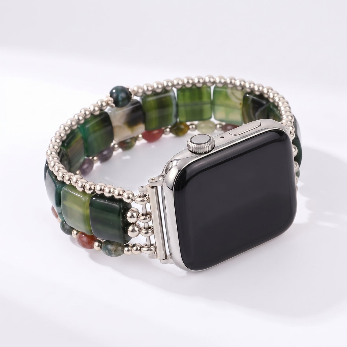 Pulseira elástica para Apple Watch Wild Grace, prata