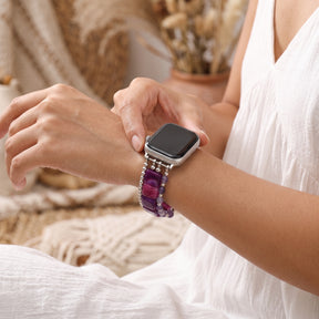 Pulseira elástica para Apple Watch Violet Hour Amethyst