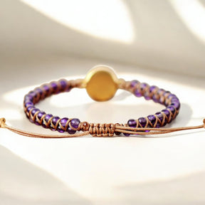 Pulseira de cura intensa de ametista