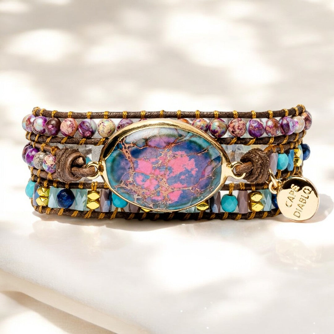Pulseira Envolvente Intense Emperor Jasper