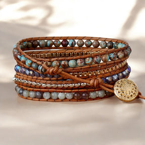 Pulseira Envolvente Labradorita Viajante