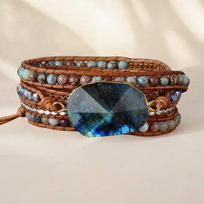 Pulseira Envolvente Labradorita Viajante