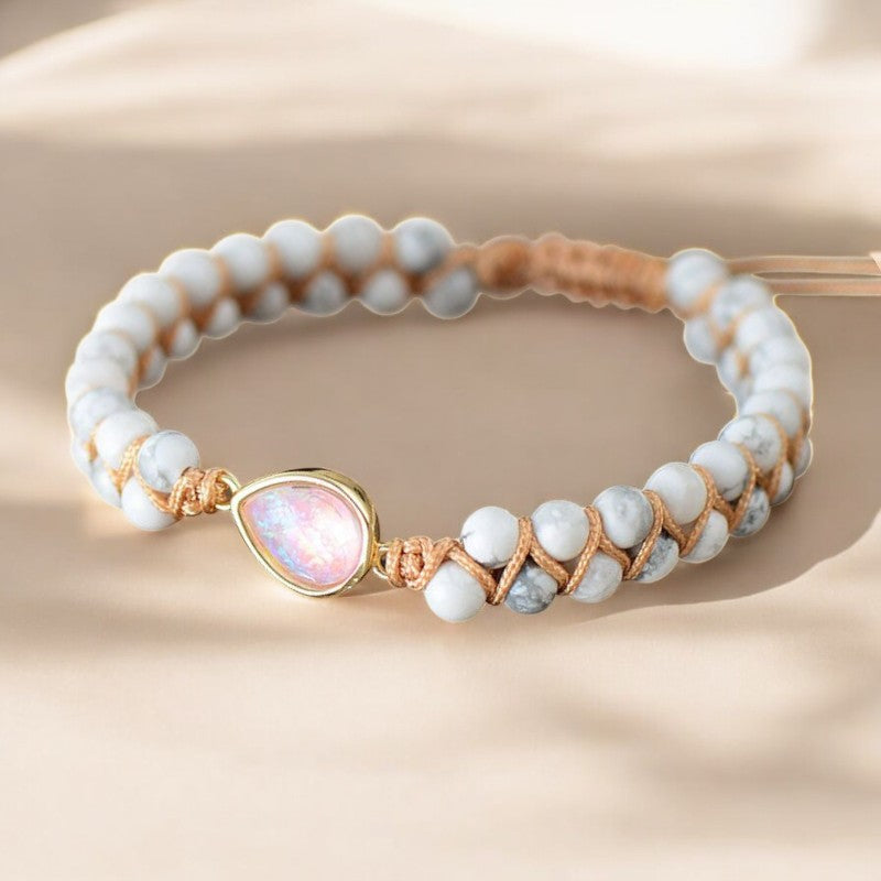 Pulseira mágica de energia Howlite