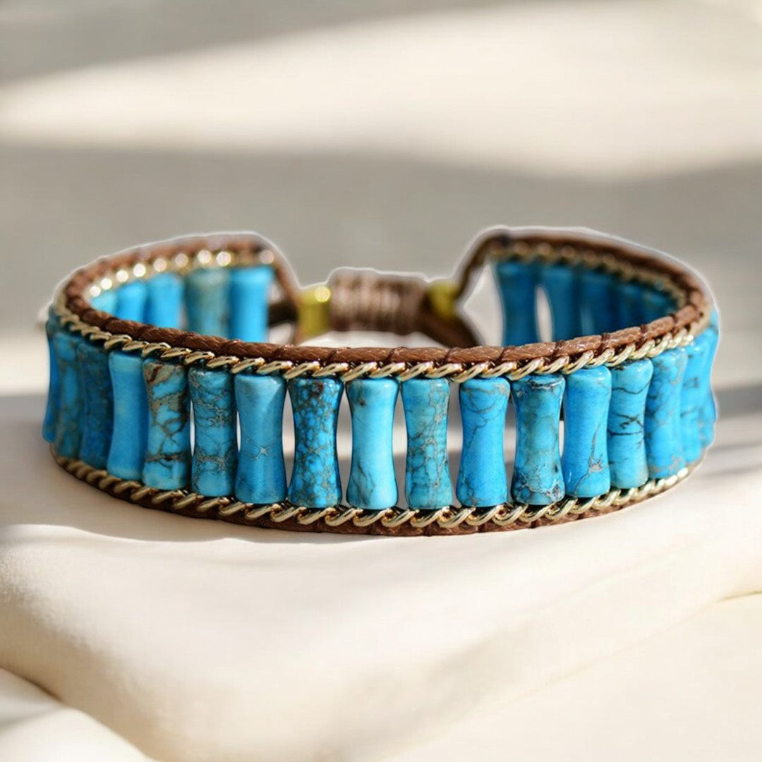 Pulseira Energética de Jaspe Turquesa Mágica