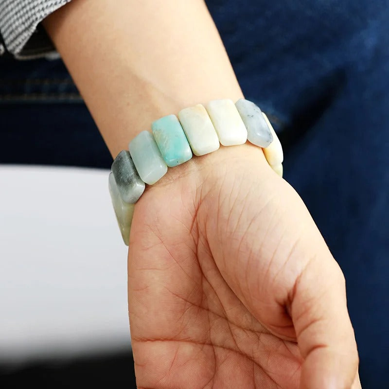 Pulseira Apple Watch Amazonite Grace Stretch
