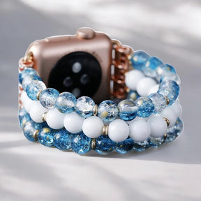 Pulseira de Relógio Crystal Jade Frost Stretch