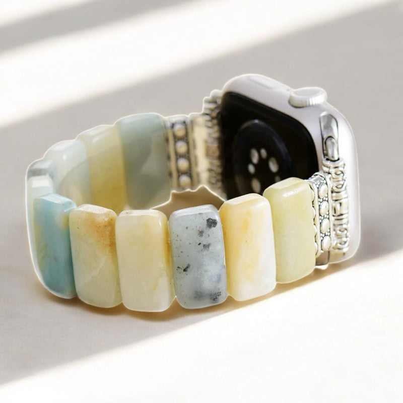 Pulseira Apple Watch Amazonite Grace Stretch