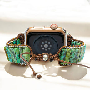 Pulseira masculina de turquesa africana para Apple Watch