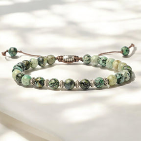 Pulseira Ragnar turquesa africana masculina