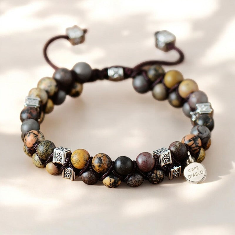 Pulseira de Jaspe Charmosa Masculina
