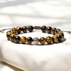 Pulseira Tibetana Olho de Tigre Masculino
