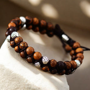 Pulseira Vintage Masculina de Jasper