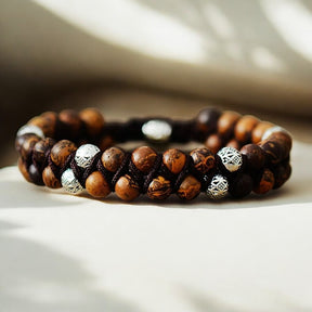 Pulseira Vintage Masculina de Jasper