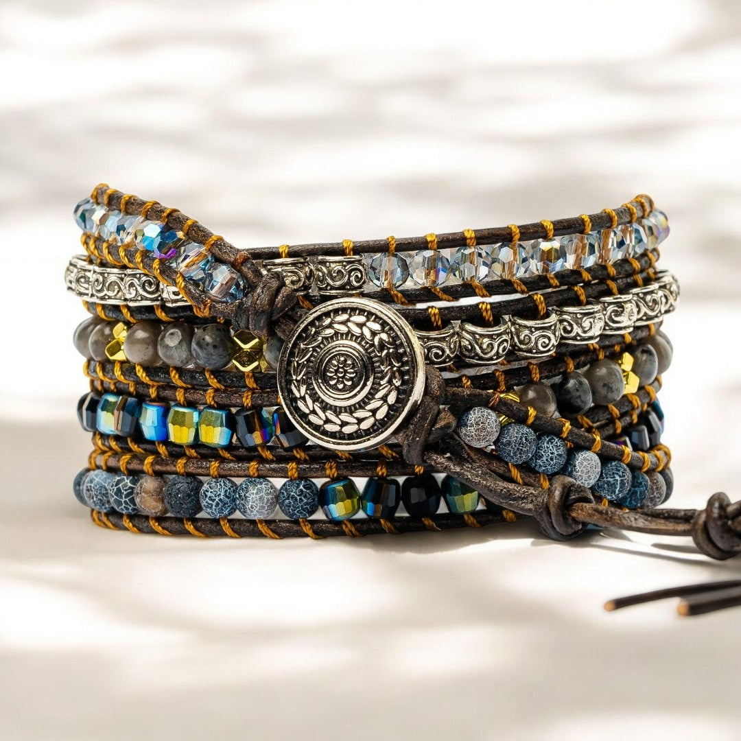 Pulseira Wrap de Proteção Onyx Moonlight