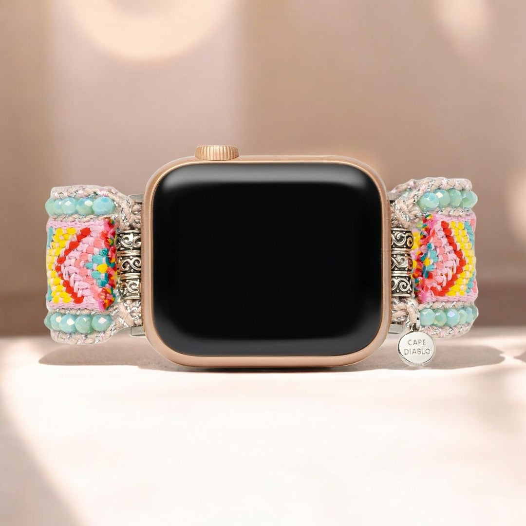 Pulseira Apple Watch Limonada Rosa