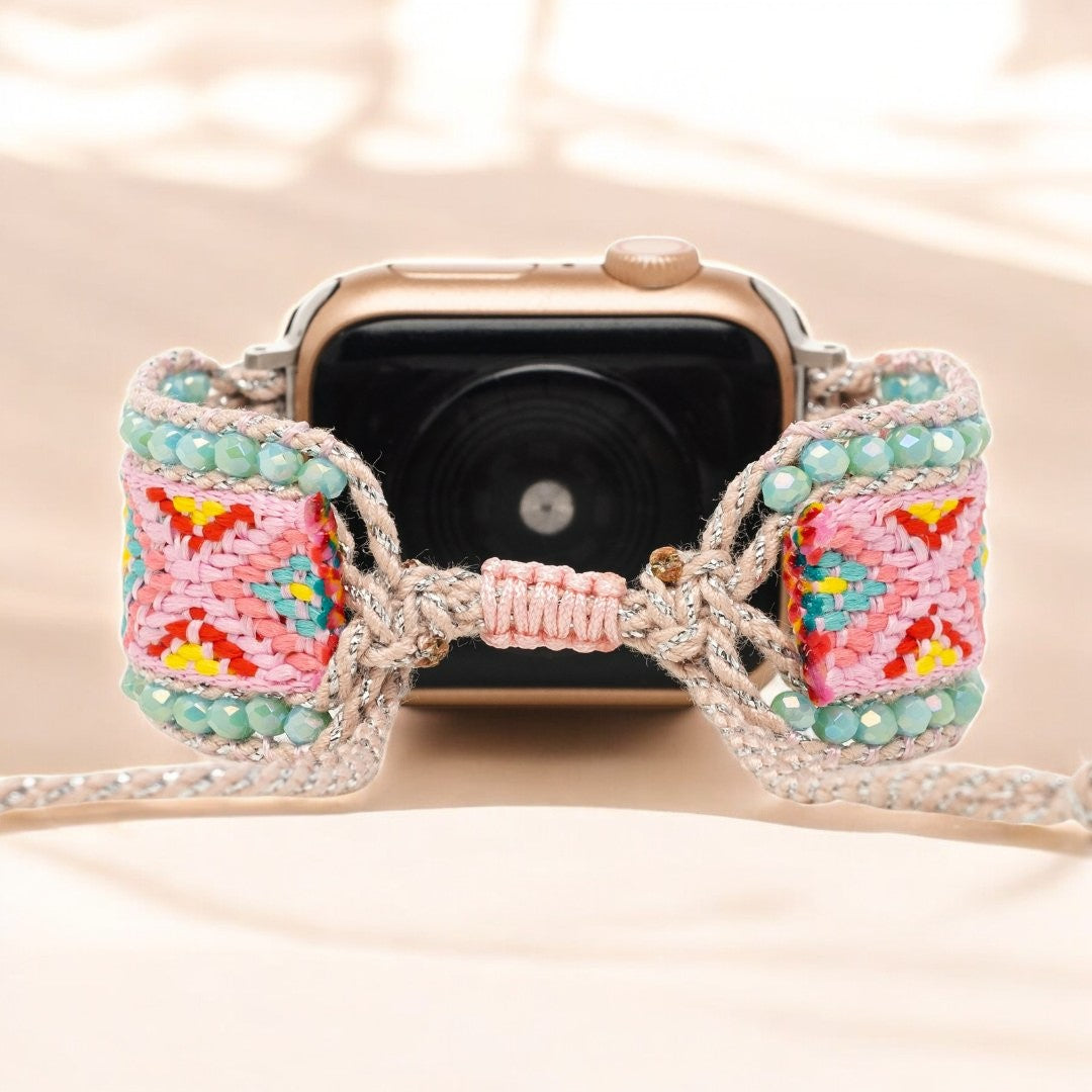 Pulseira Apple Watch Limonada Rosa
