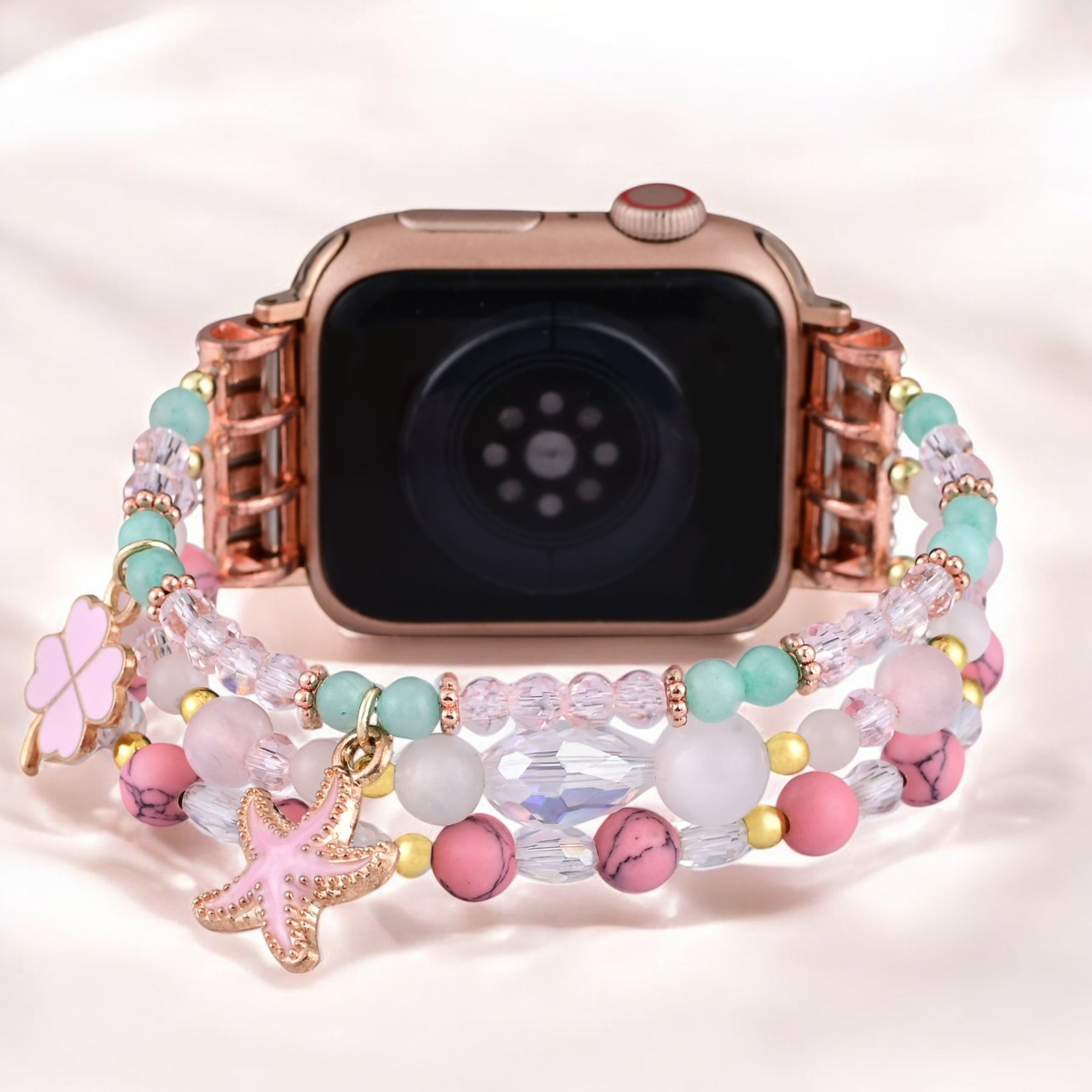 Pulseira Pink Sands Stretch para Apple Watch