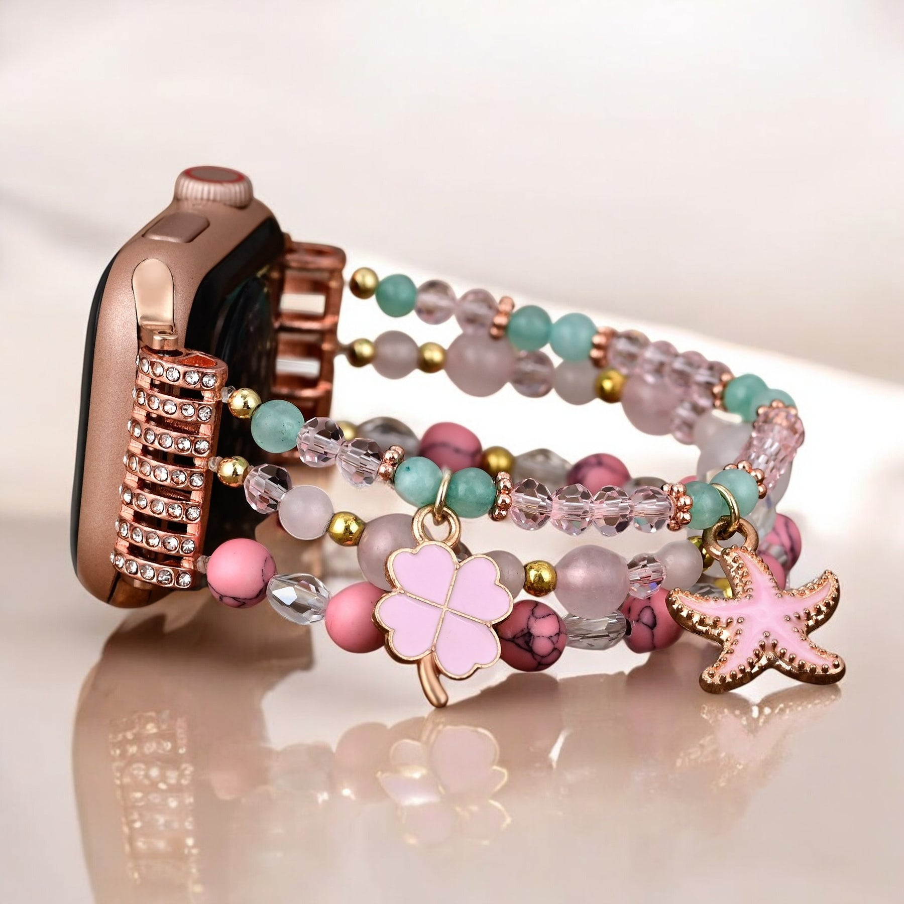 Pulseira Pink Sands Stretch para Apple Watch