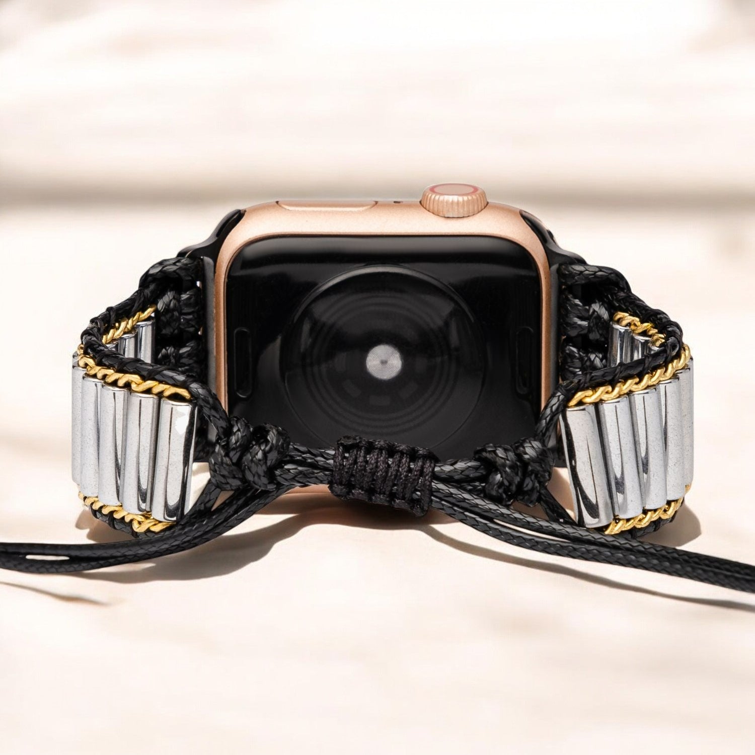 Pulseira Punk Boho Metálica para Apple Watch