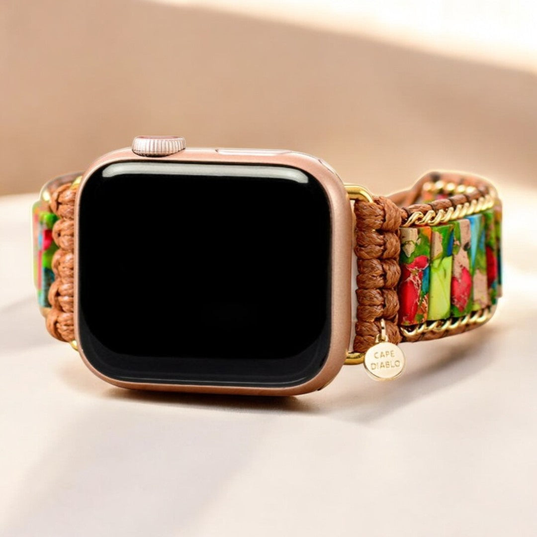 Pulseira Rainforest Jasper para Apple Watch