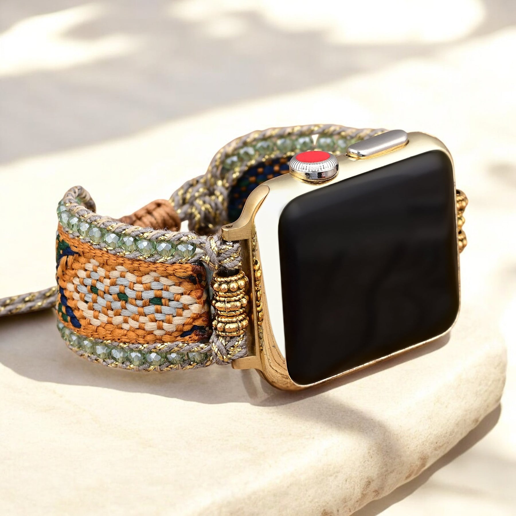 Pulseira de Sálvia Avermelhada Apple Watch
