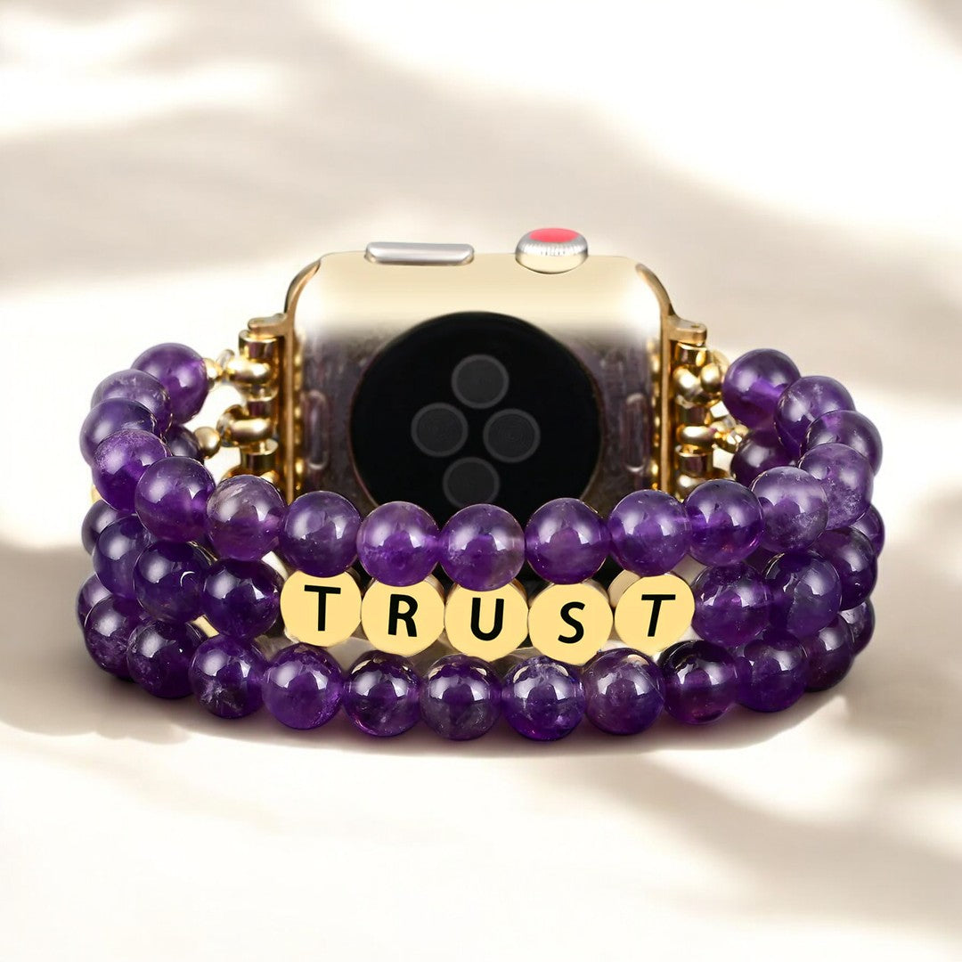 Pulseira Amethyst Trust Inspiration para Apple Watch