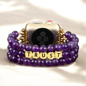 Pulseira Amethyst Trust Inspiration para Apple Watch