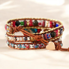 Pulseira Envolvente de Proteção Vibrante para o Coração