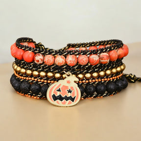 Pulseira Envolvente Wicked Pumpkin Patch