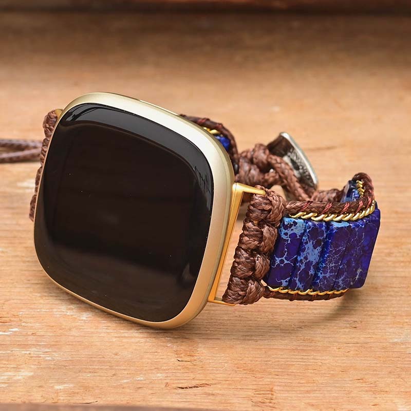 Pulseira para relógio Fitbit Versa 1 e 2 Azure Jasper