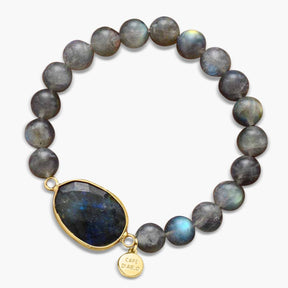 Blue Labradorite Gemstone Bracelet - Cape Diablo